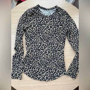 NOBO Leopard Print Long Sleeve Size M
